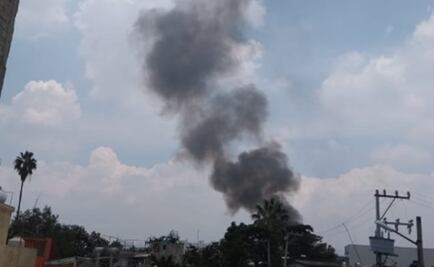Se registra incendio en fábrica de Santo Domingo, en Coyoacán