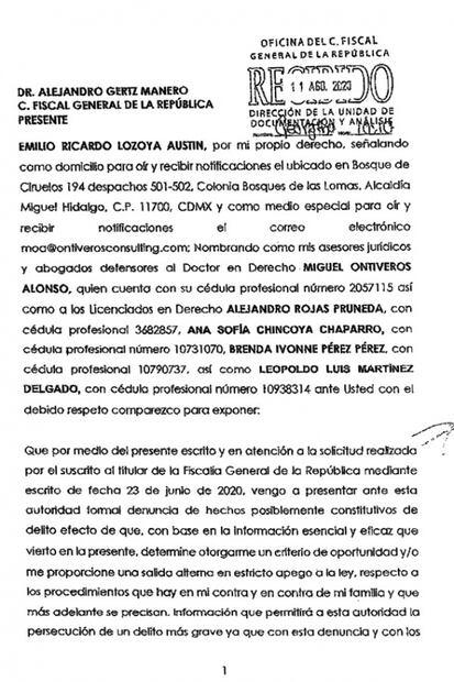 El Foco. ¿Qué dice la declaración ampliada de Lozoya?
