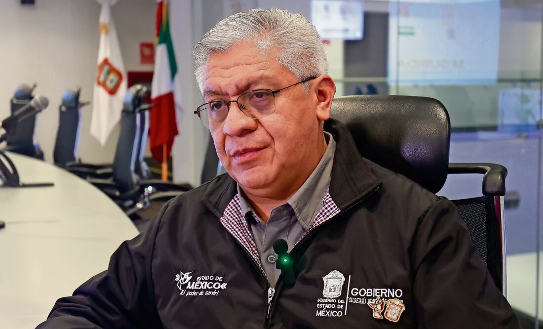Entrevista con Cristóbal Castañeda Camarillo, Titular de la Secretaría de Seguridad del Estado de México. Foto: Eduardo Alarcón / EL UNIVERSAL