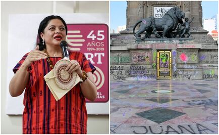 Daños materiales reversibles, daños a la mujer requieren más trabajo: secretaria de Cultura