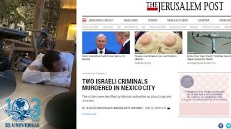 Israelíes asesinados en Plaza Artz tenían antecedentes criminales: prensa