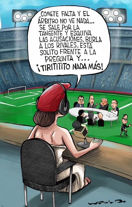 Narración del debate