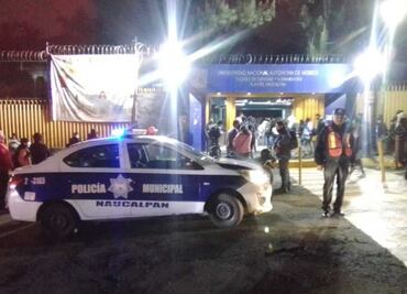 Implementan operativo de seguridad para resguardar a estudiantes de la UNAM en Naucalpan