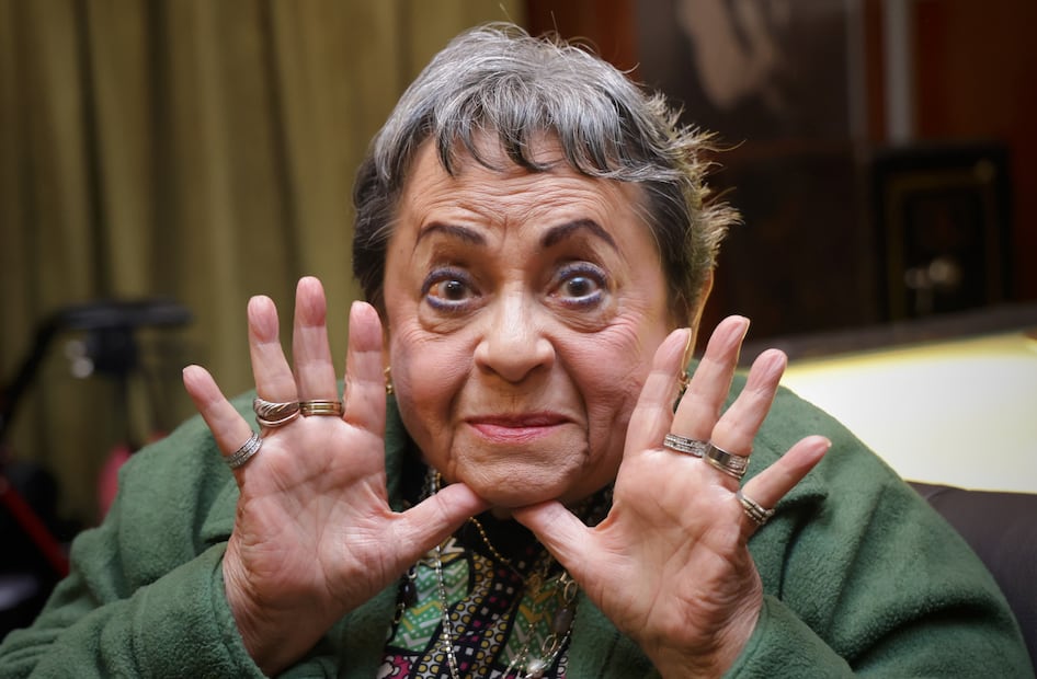 Lucila Mariscal forjó una trayectoria en la comedia, dentro del cine, televisión, teatro, radio y doblaje. 
Foto: Fernanda Rojas / EL UNIVERSAL