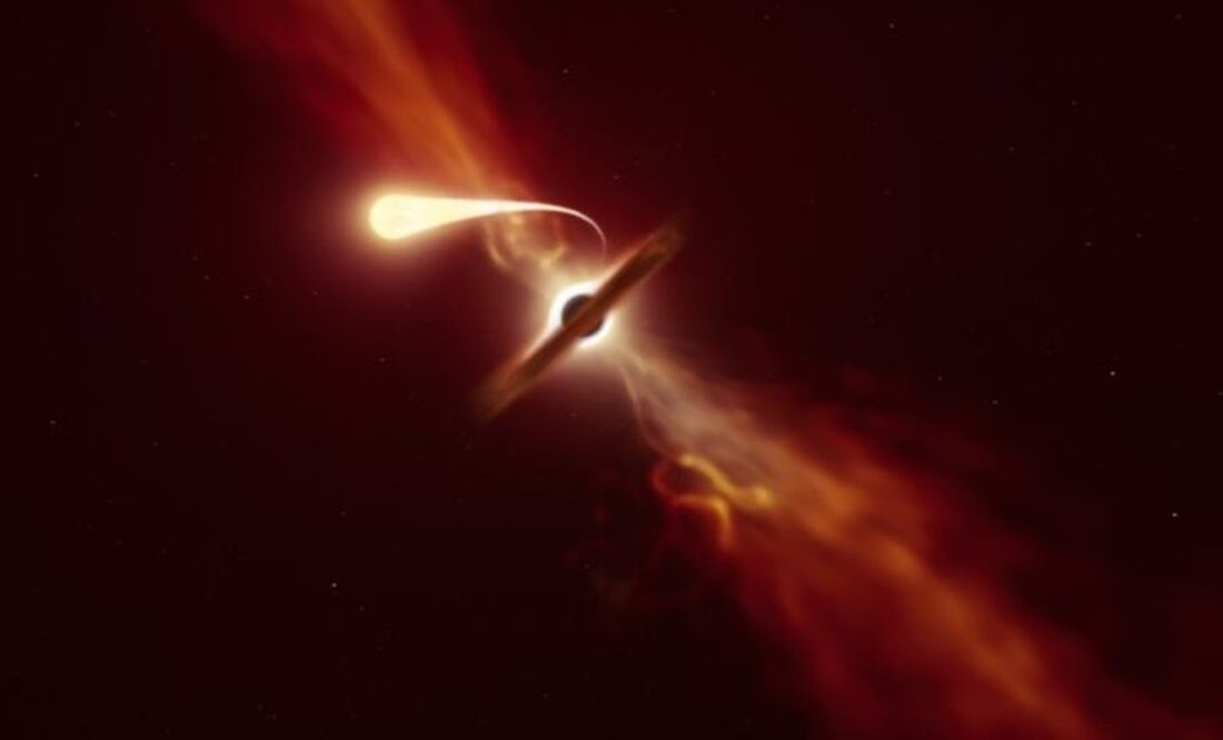 La espaguetización es el resultado de un evento catastrófico para una estrella. Foto: ESO/M. Kornmesser