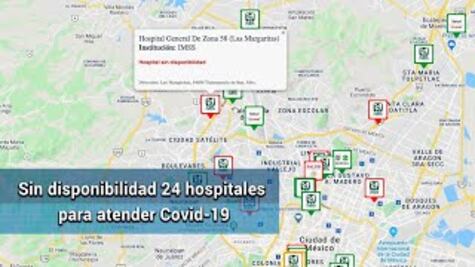 Sin disponibilidad, 24 hospitales convertidos para atender Covid-19 en ZMVM