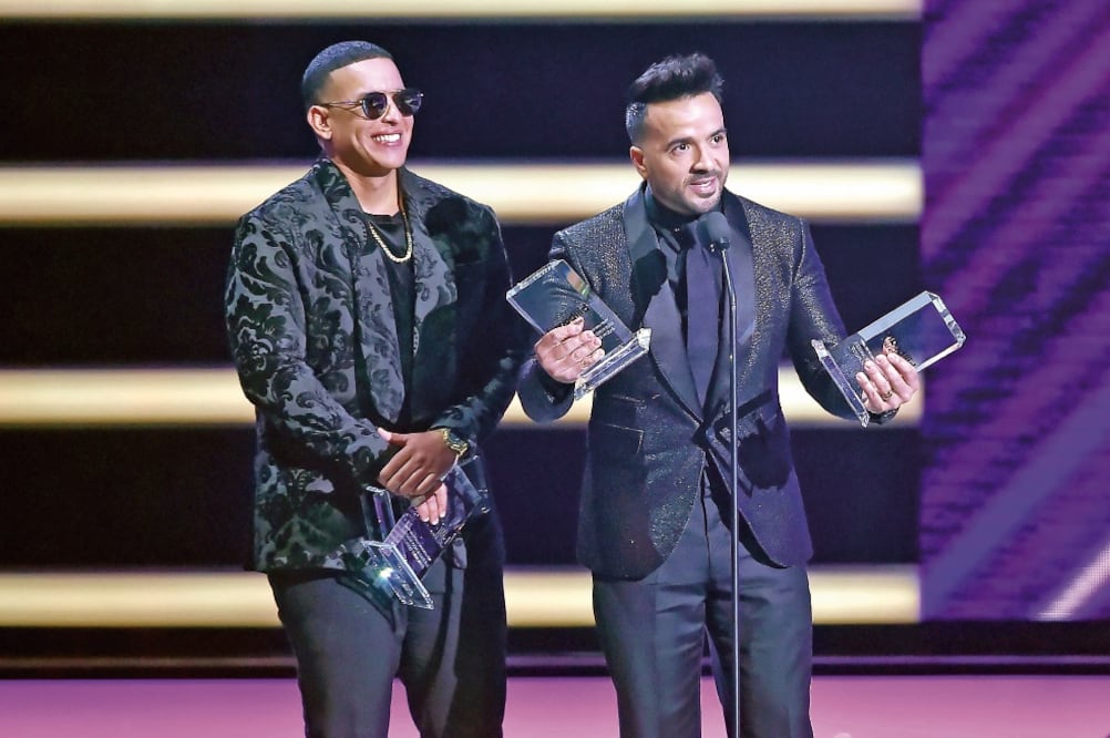 La mancuerna Daddy Yankee y Luis Fonsi cosechó más premios de su tema “Despacito”. (FOTOS: AGENCIAS)