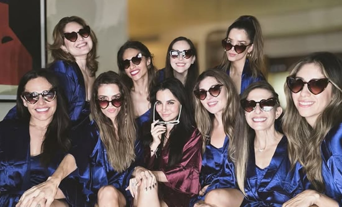 Martha Higareda en su despedida de soltera en Los Cabos. Instagram marthahigareda