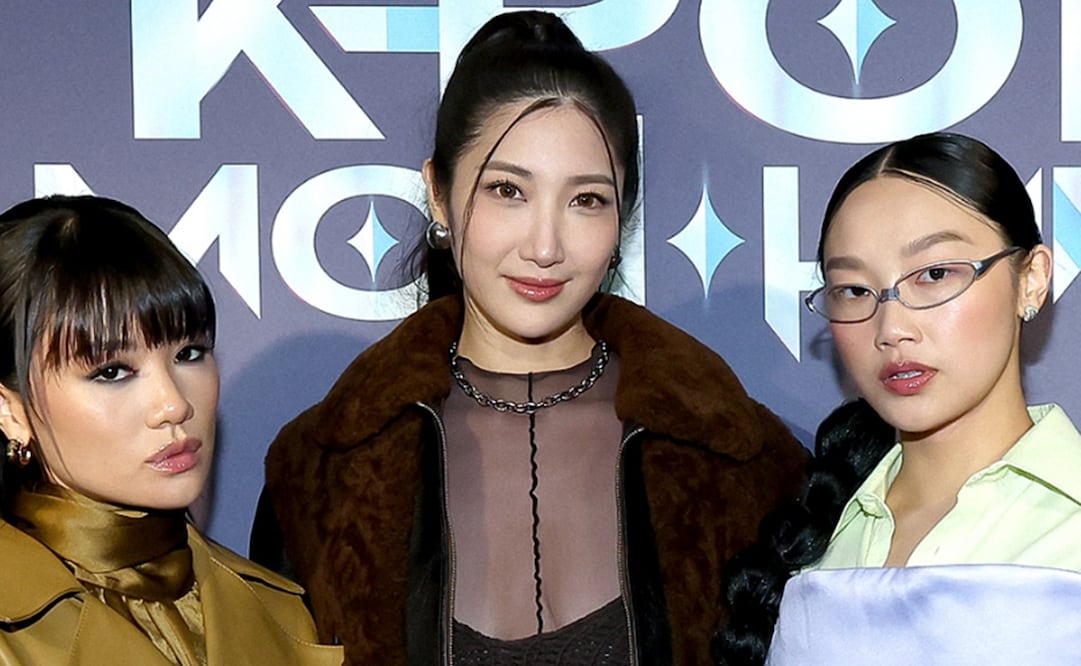 EJAE (voz de Rumi), Audrey Nuna (voz de Mira) y Rei Ami (voz de Zoey) forman el grupo ficticio HUNTR/X. Foto: Instagram oficial K-pop Demon Hunters.