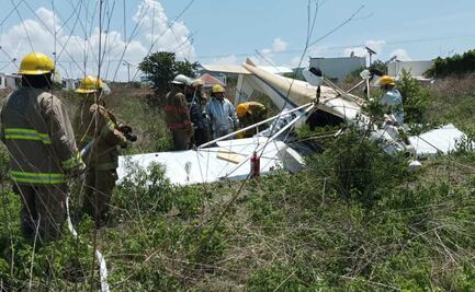 Resulta ileso piloto de 81 años de avioneta que cayó en Morelos; “busqué un lugar para hacer el menor daño posible”, dice 