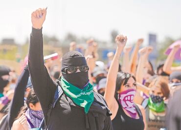 Liberan a 8 detenidas en marcha feminista en Aguascalientes
