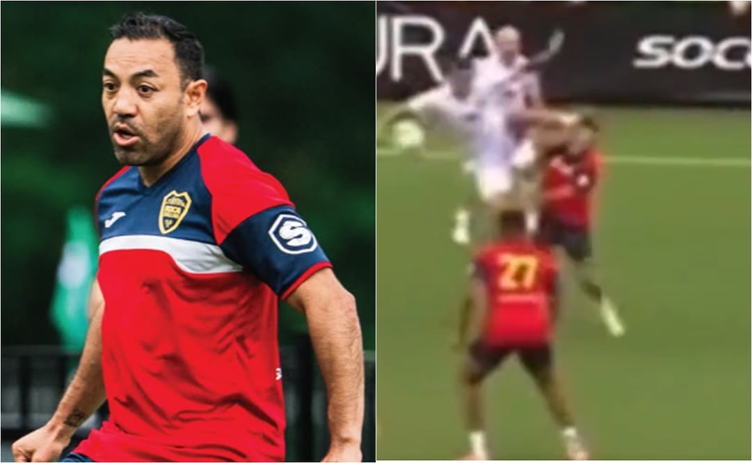 FOTO: ESPECIAL - Marco Fabián termina ensangrentado tras brutal golpe en el campo