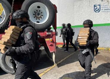 Inician investigación por delitos contra la salud tras decomiso de 1.6 toneladas de cocaína en la CDMX