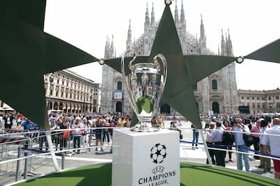 Todo un show en la Champions 