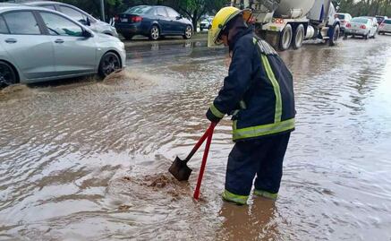 Tláhuac amanece inundada tras lluvias; así se ven las calles de la colonia Miguel Hidalgo