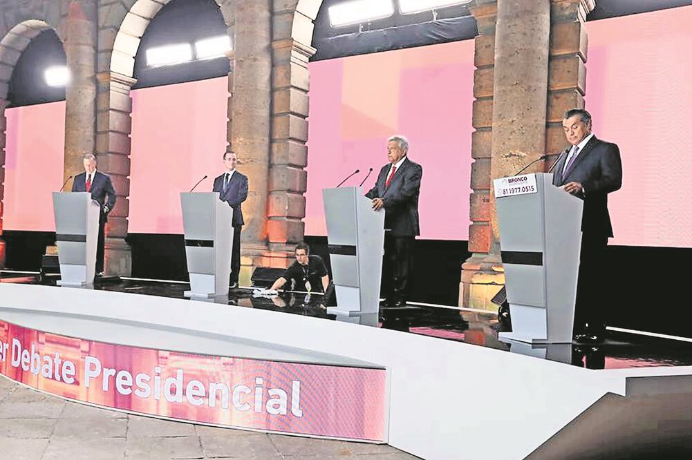 En el debate participarán los cuatro candidatos que participan en la contienda. Foto: Archivo