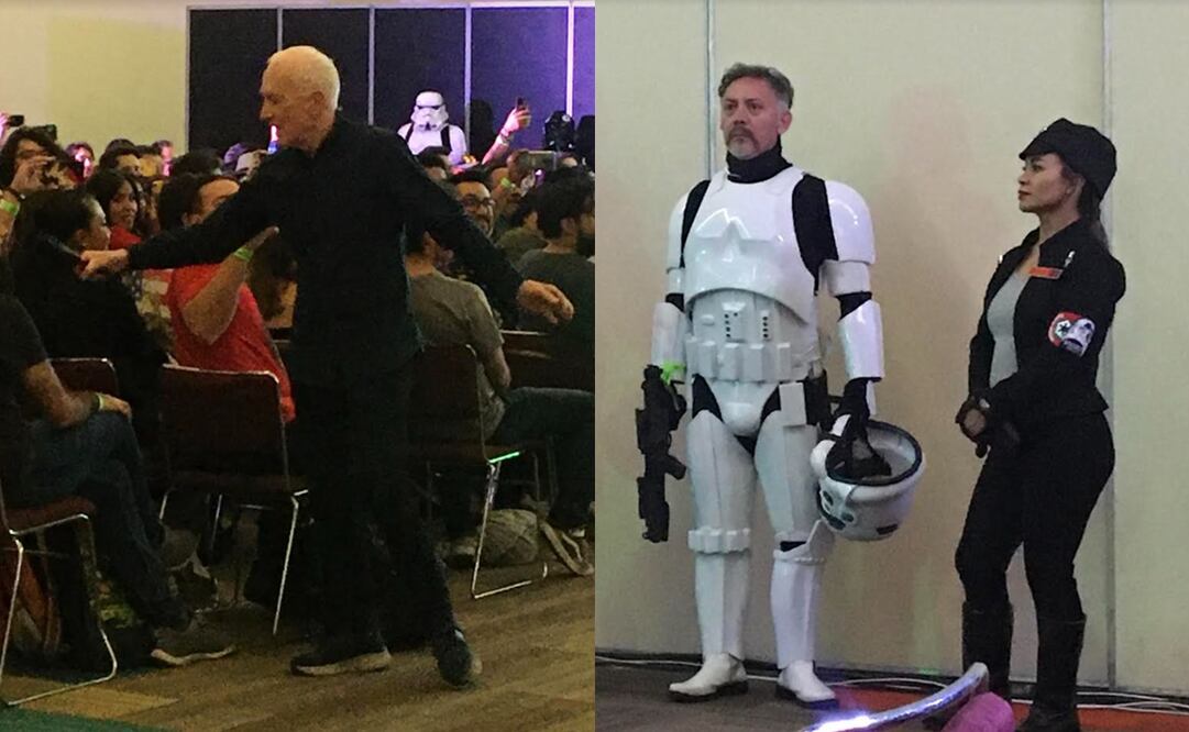 El actor que dio vida al androide C3PO de Star Wars en México.
Fotos: EL UNIVERSAL / César Huerta