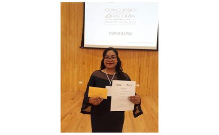 Abogada gana concurso de oratoria de EL UNIVERSAL en Reynosa