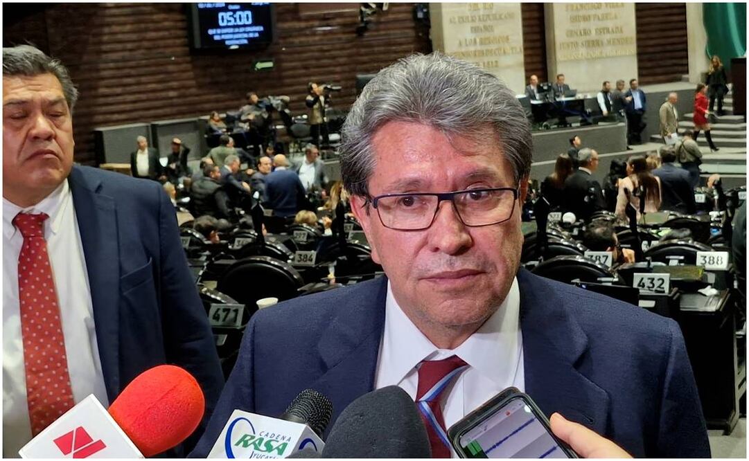 El coordinador de Morena en la Cámara de Diputados, Ricardo Monreal, afirmó este 11 de diciembre del 2024, que no habrá despido de trabajadores del poder Judicial. Foto: Especial