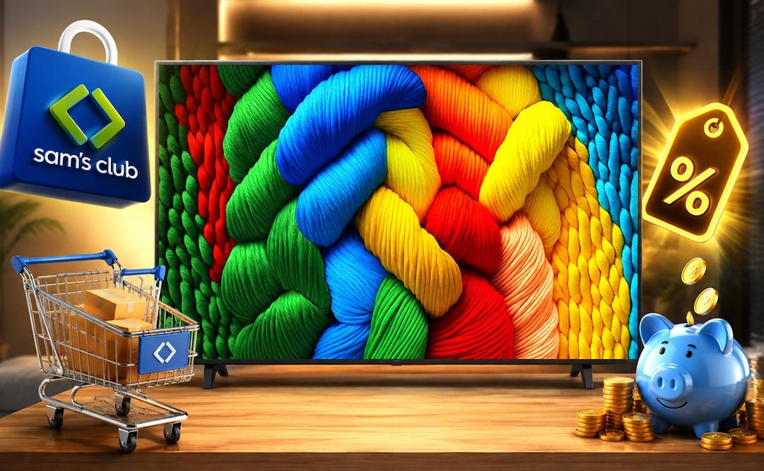 La tienda está liquidando una pantalla LG NanoCell 4K de 75 pulgadas con un descuento que permite ahorrar más de 9 mil pesos. Foto: IA