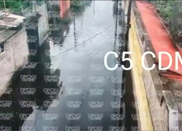 Estos son los puntos afectados por las lluvias en CDMX este martes