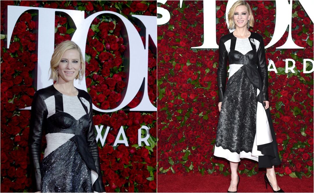 Cate Blanchett sorprendió con este diseño de Louis Vuitton  FOTO:AP 