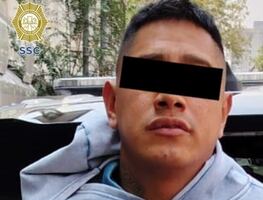 Capturan a motociclista que golpeó a taxista en el Centro Histórico; le encuentran 20 dosis de marihuana