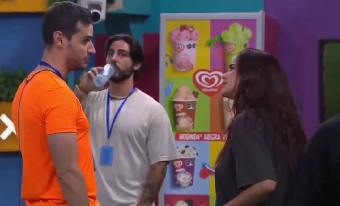 Adrián Marcelo y Gala Montes tienen enfrentamiento en "La casa de los famosos México". Foto: Captura