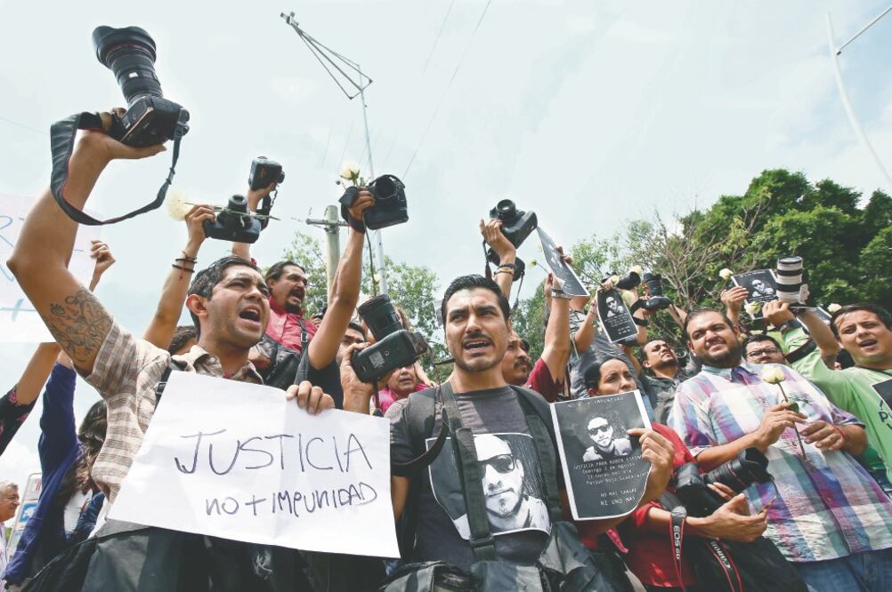 La Casa de los Derechos de Periodistas lamenta que hayan tenido que morir 218 informadores para lograr conmover al Estado (ULISES BASURTO. EFE)