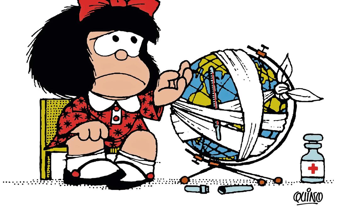 Quino, Joaquín Salvador Lavado Tejón, artista gráfico. Foto: de quino.com.ar
