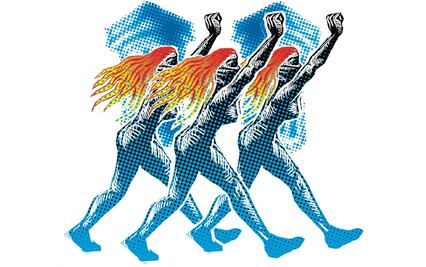 La pesadilla de las mujeres que marchan 