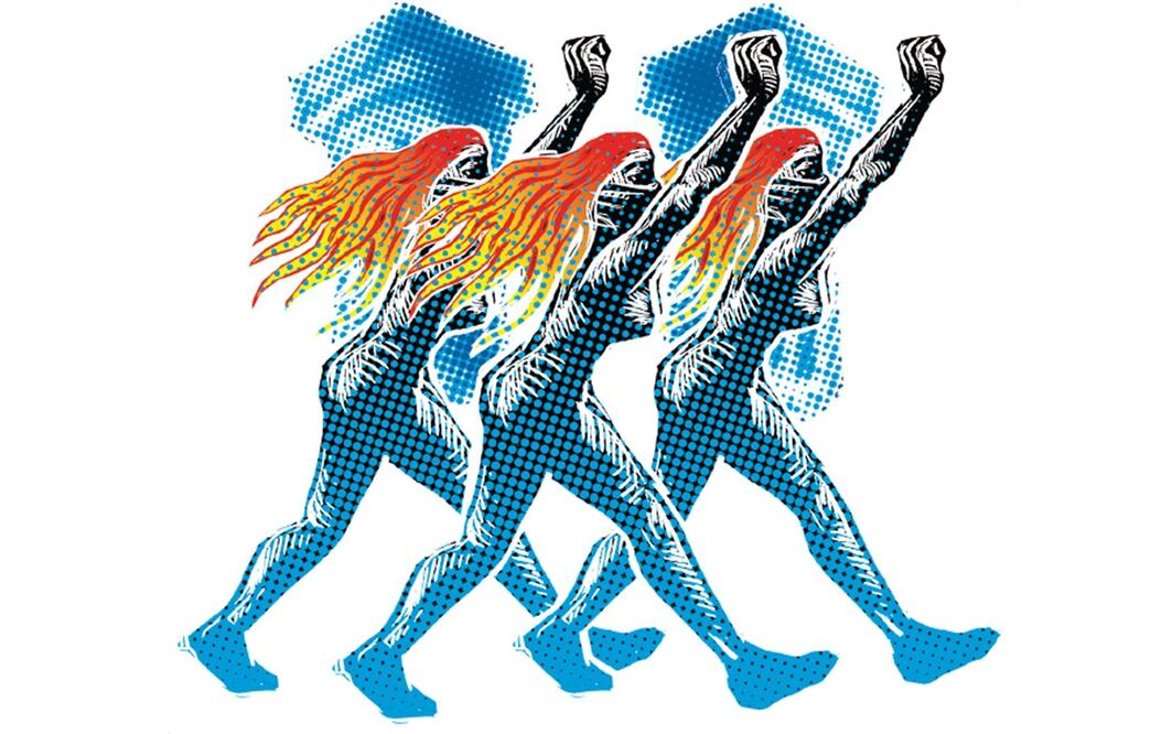 La pesadilla de las mujeres que marchan