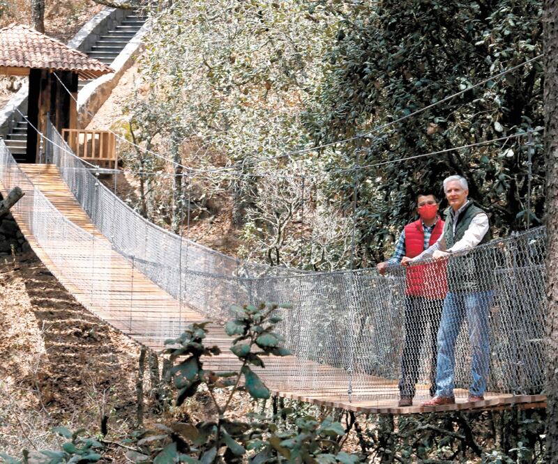 El gobernador Alfredo del Mazo invitó a la población a visitar este lugar, donde se podrá tener contacto con la naturaleza. Foto: ESPECIAL