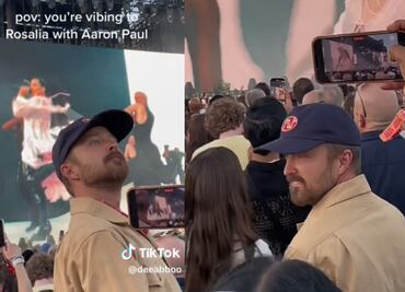 TikTok: Captan a Aaron Paul de Breaking Bad bailando “Bizcochito” de Rosalía en Coachella