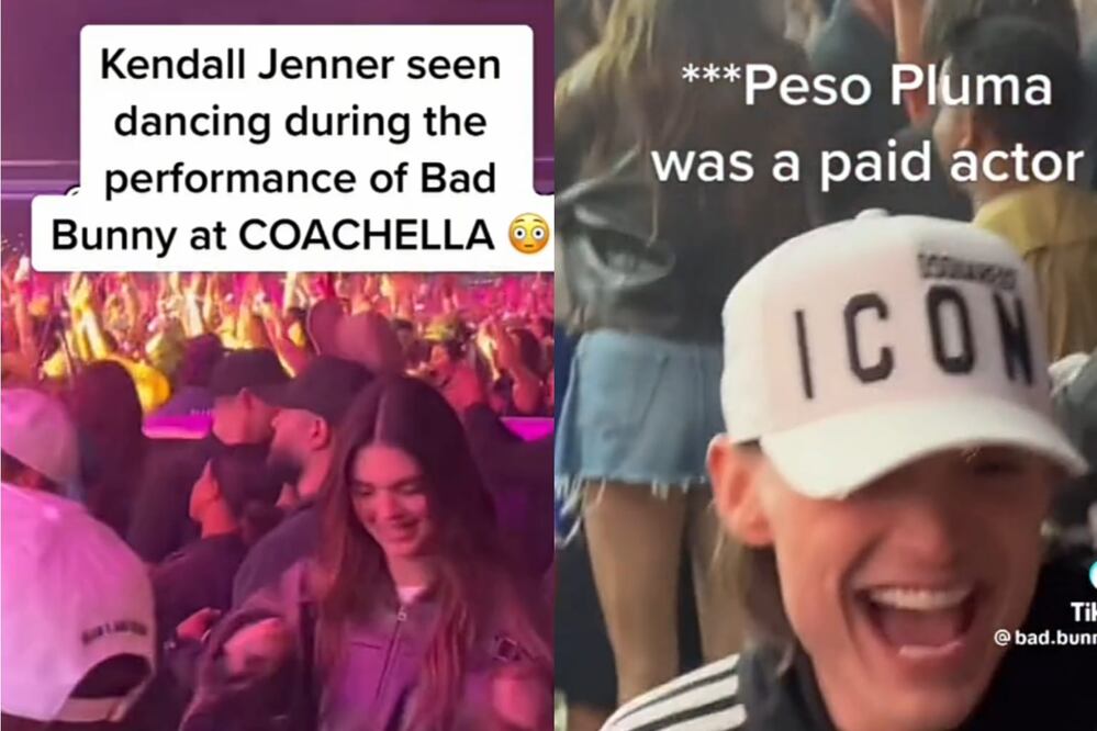 Los artistas disfrutaron del merengue de Bad Bunny. Foto: Captura de pantalla tomada de TikTok @bad.dunny..tea