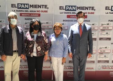 Morena exige al PAN disculpa pública "por mentir" sobre "incremento" en tarifa del agua; panistas lo rechazan