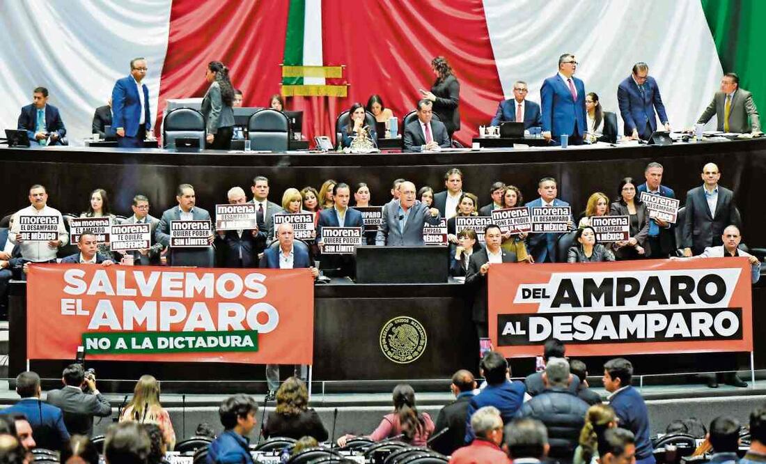 Diputados del PRI se pronunciaron en contra del dictamen de reforma a la Ley de Amparo el 14 de octubre. Foto: Archivo / CUARTOSCURO