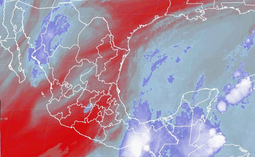 En la foto: Imagen satelital del SMN