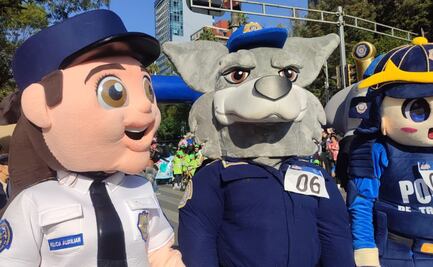 SSC organiza primera carrera de botargas en CDMX