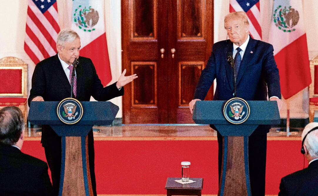 President López Obrador visited Donald Trump at the White House - Photo: Jim Watson/AFP