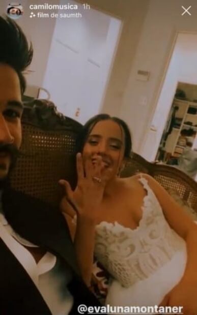 Evaluna Montaner y Camilo Echeverry se casan en Miami