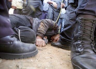Rescatan a presunto ladrón de ser linchado en Lerma
