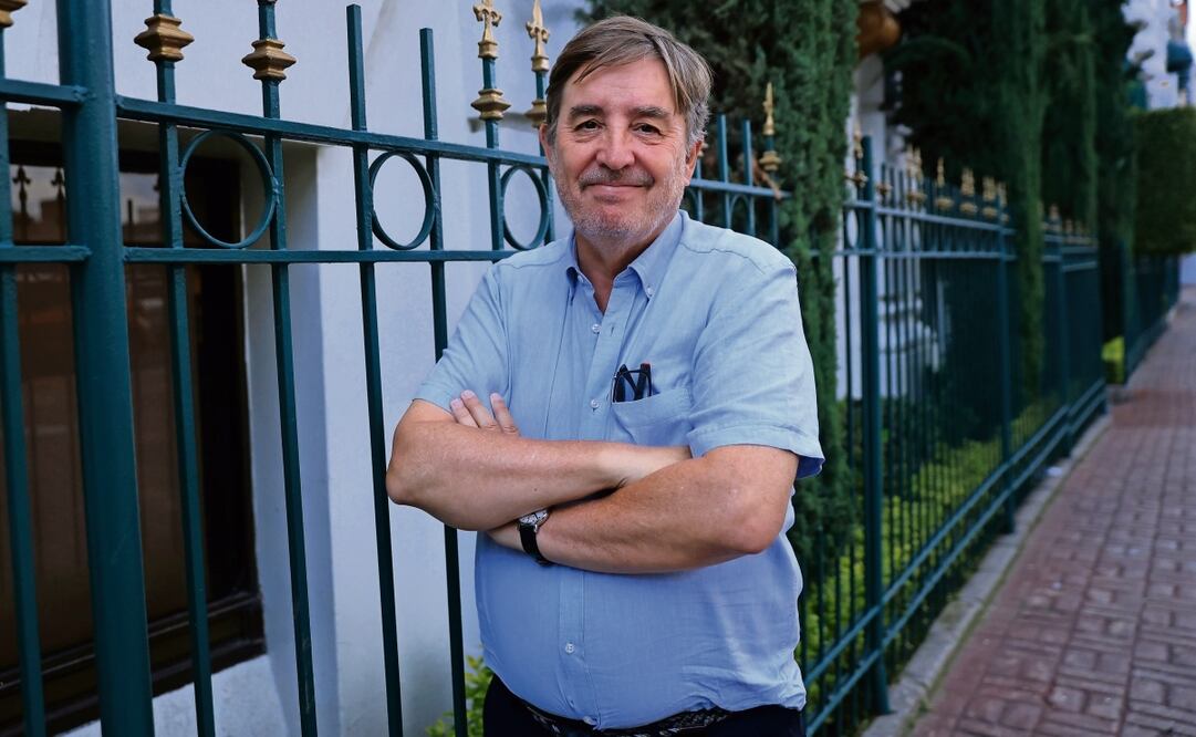Entrevista con el escritor Luis García Montero. Foto: Fernanda Rojas / El universal