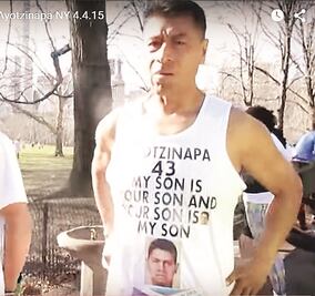 Corre padre de normalista el maratón de Nueva York