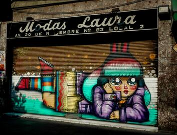 Lánzate al tour de grafitis en la Ciudad de México