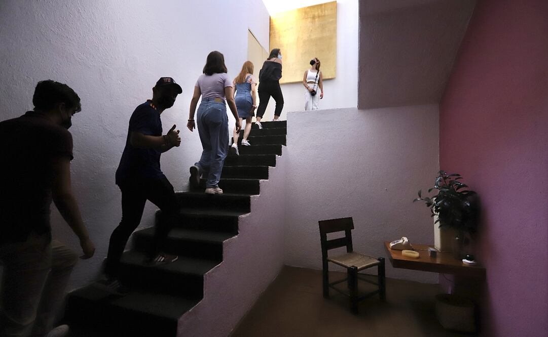 Aspectos de la casa del arquitecto Luis Barragán. Foto: Berenice Fregoso El Universal