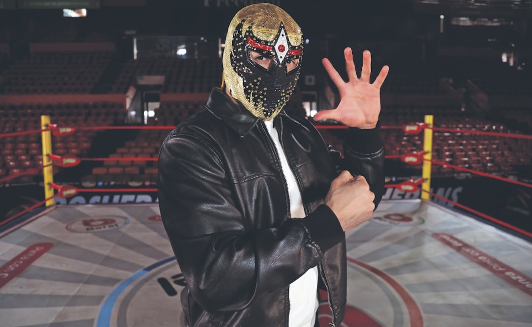 Máscara Dorada conoce la Arena México desde niño. Foto: Carlos Mejía/ EL UNIVERSAL