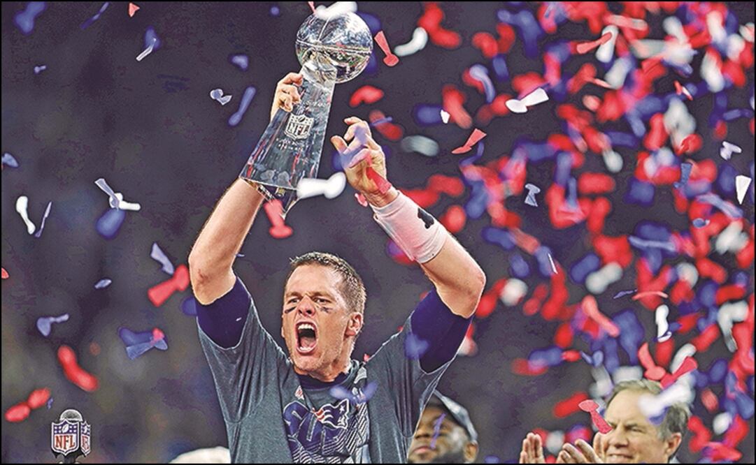 AP. Tom Brady festejando el campeonato del pasado Super Bowl.