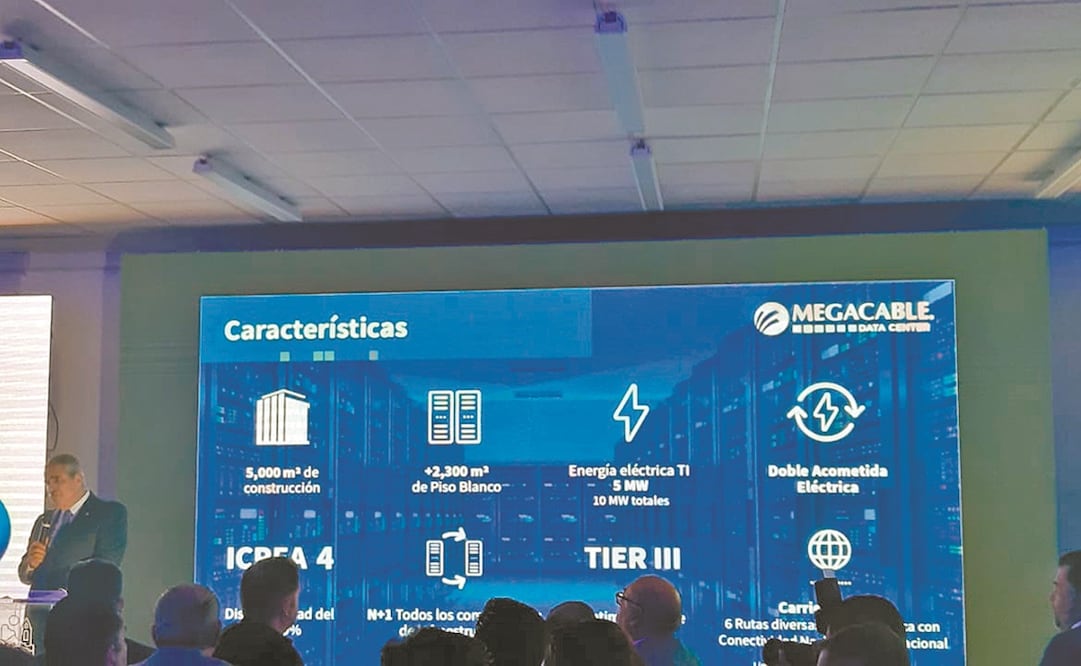 Megacable invertirá otros 10 millones de dólares para la segunda etapa del Centro de Datos, dijo Enrique Yamuni. Foto: CORTESÍA