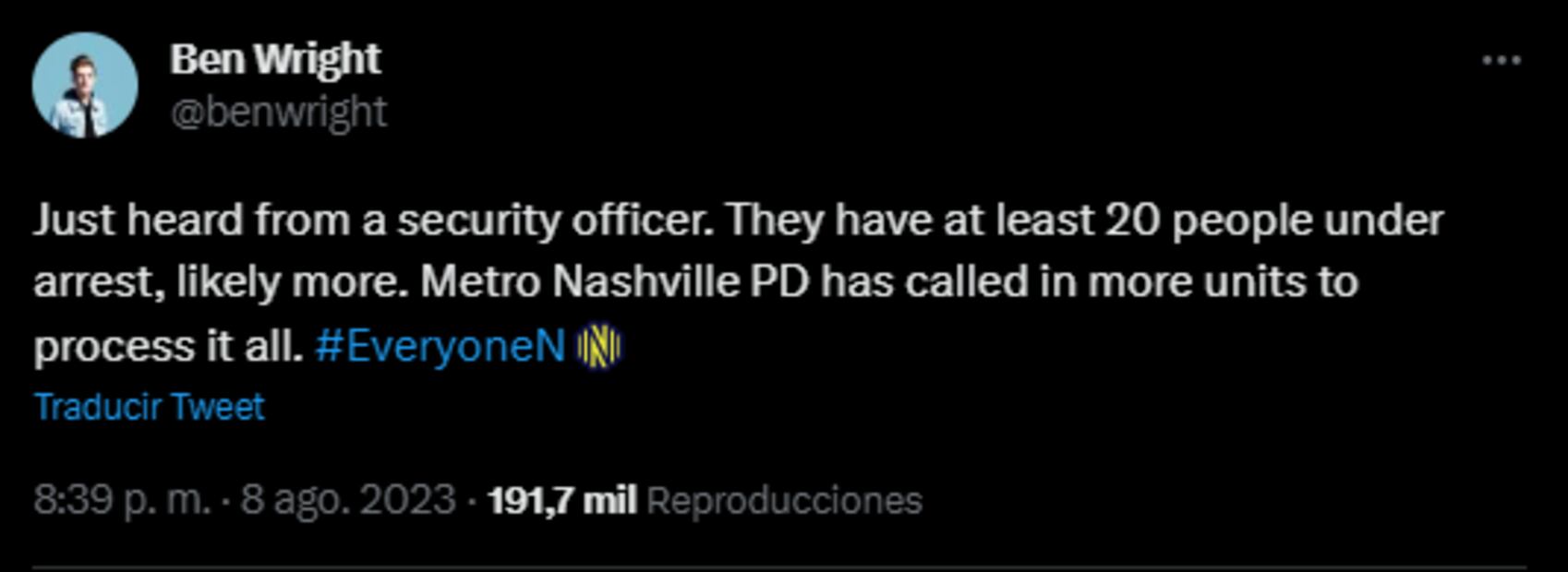 Aficionados del América fueron detenidos tras el juego ante Nashville